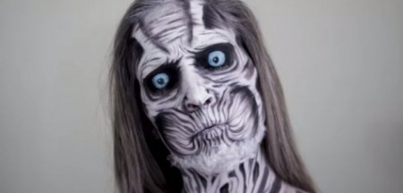 Bodypainting 'caminantes blancos' GoT